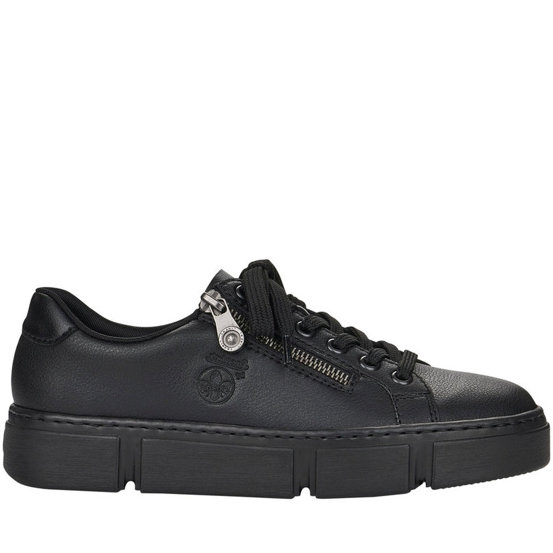 Rieker Womens nero casual closed shoes | Vilbury London