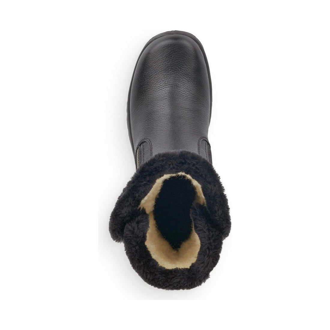 Rieker womens black casual closed booties | Vilbury London