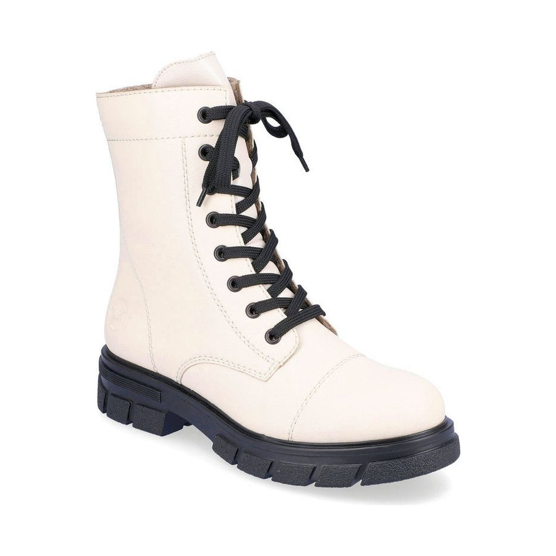 Rieker womens beige casual closed booties | Vilbury London