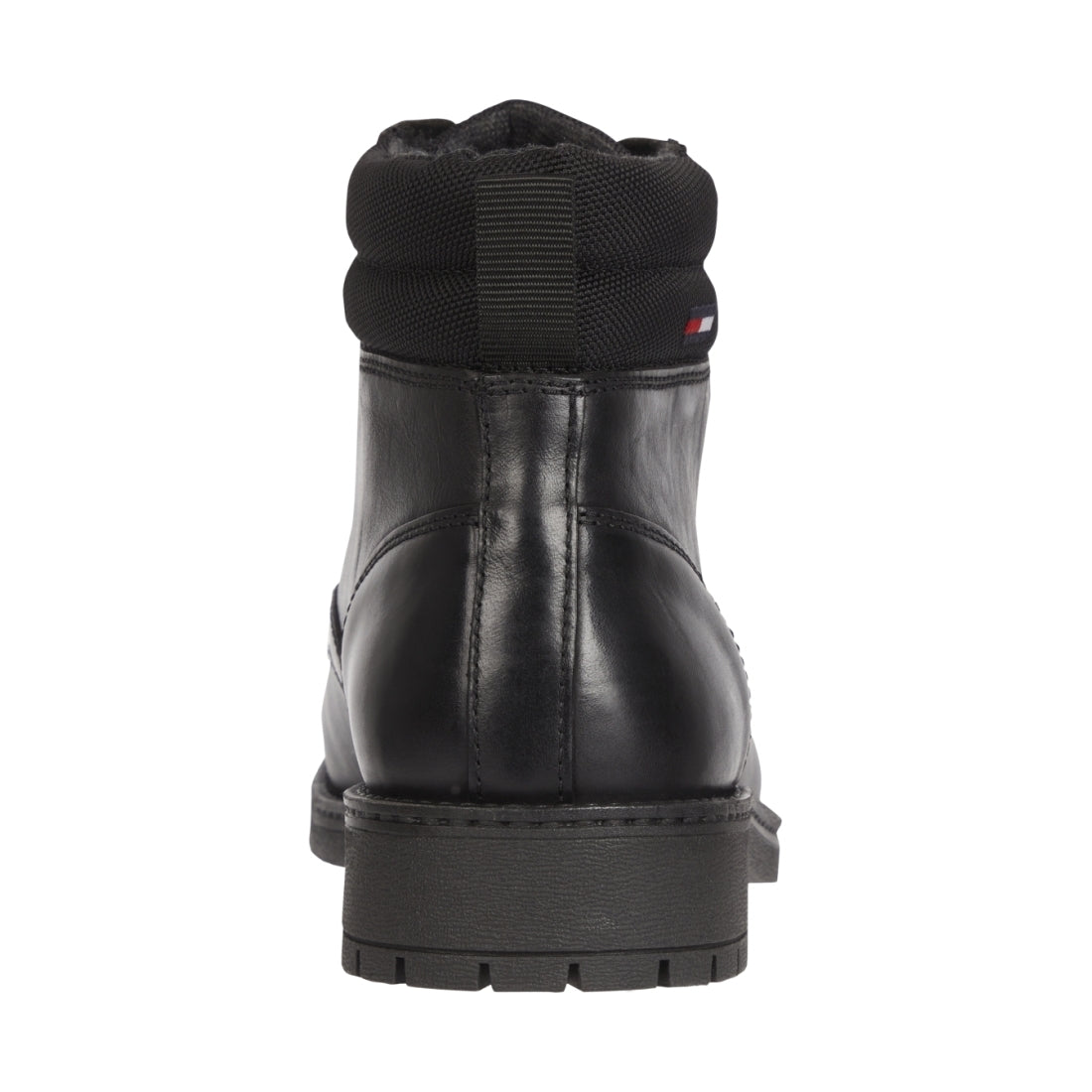 Tommy Jeans mens Black short lace up boot | Vilbury London