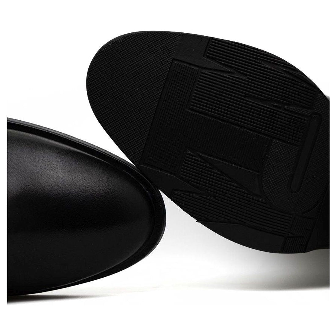 Tommy Hilfiger womens Black zip high heel longboot | Vilbury London