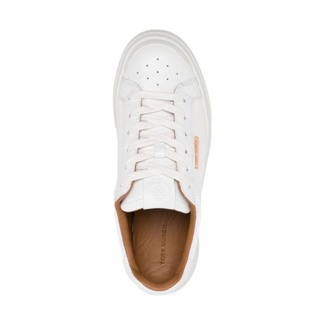 Tory Burch womens white, white, whit ladybug sneaker | Vilbury London
