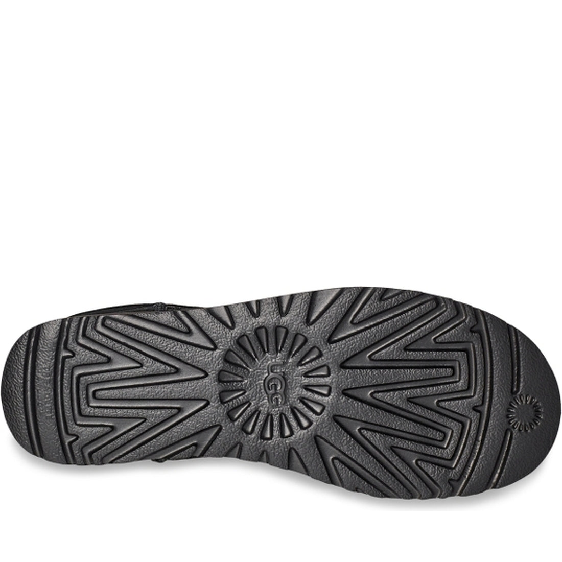 UGG womens Black classic mini logo zip booties | Vilbury London