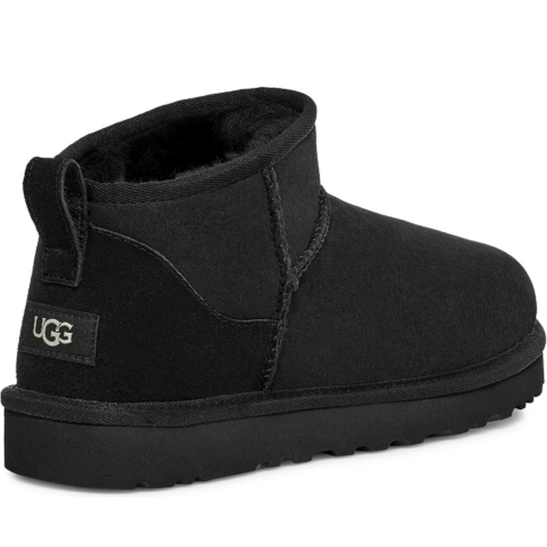 UGG mens Black classic ultra mini booties | Vilbury London
