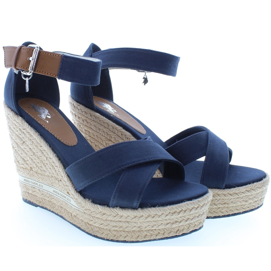U.S. Polo Assn. Womens Blu aylin sandals | Vilbury London