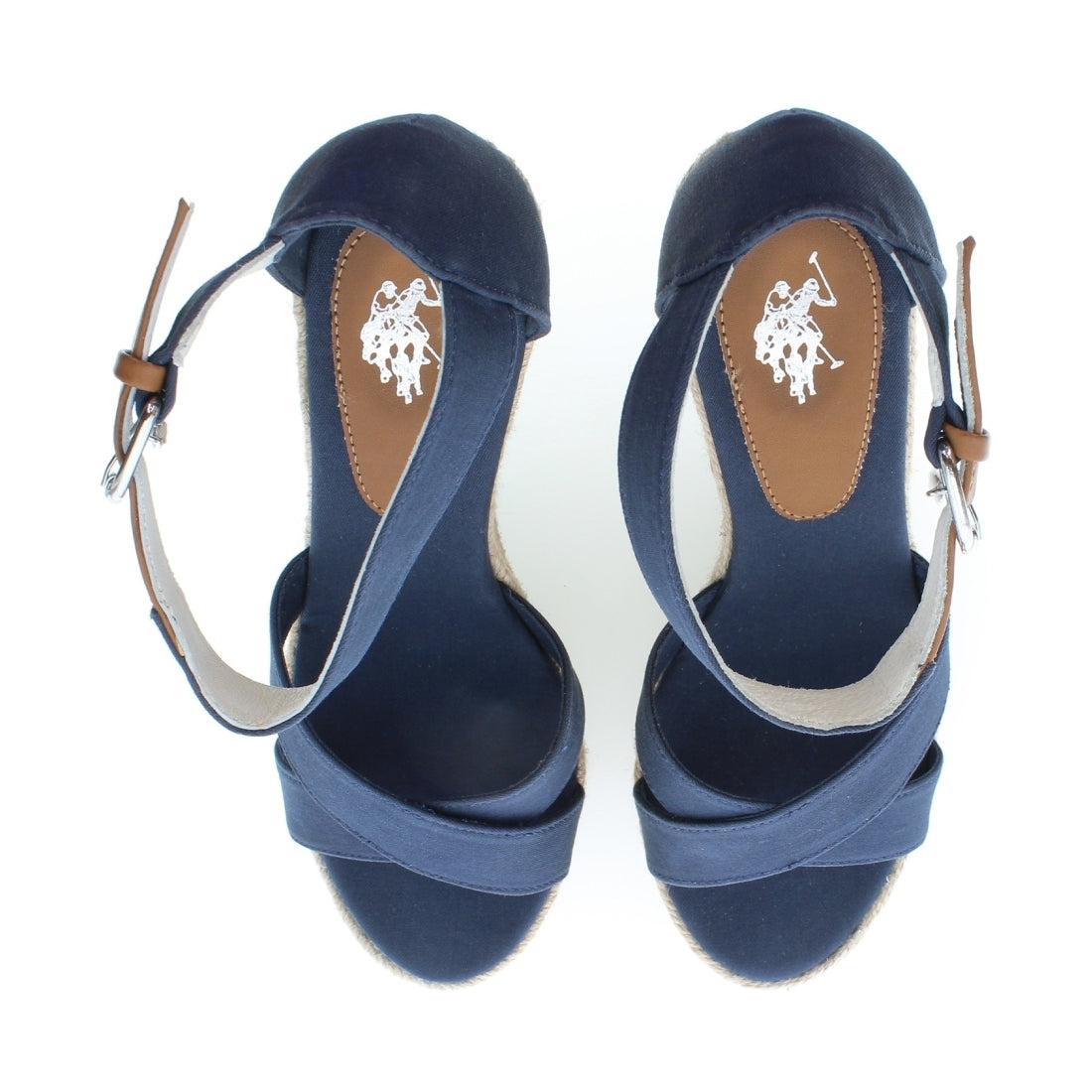 U.S. Polo Assn. Womens Blu aylin sandals | Vilbury London