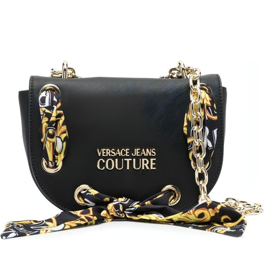 Versace Jeans Couture womens black thelma crossbody | Vilbury London