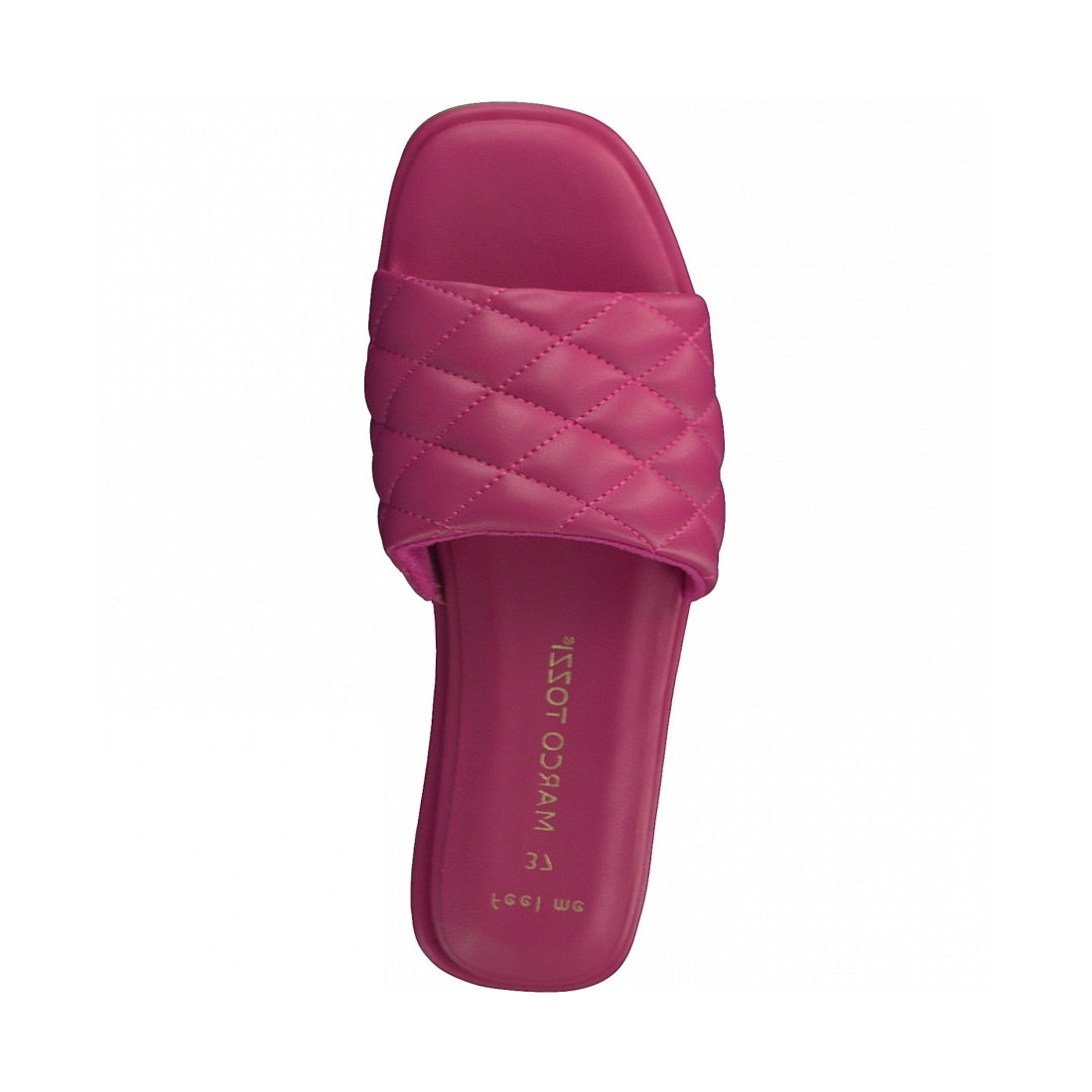 Marco Tozzi Womens pink casual open slippers | Vilbury London