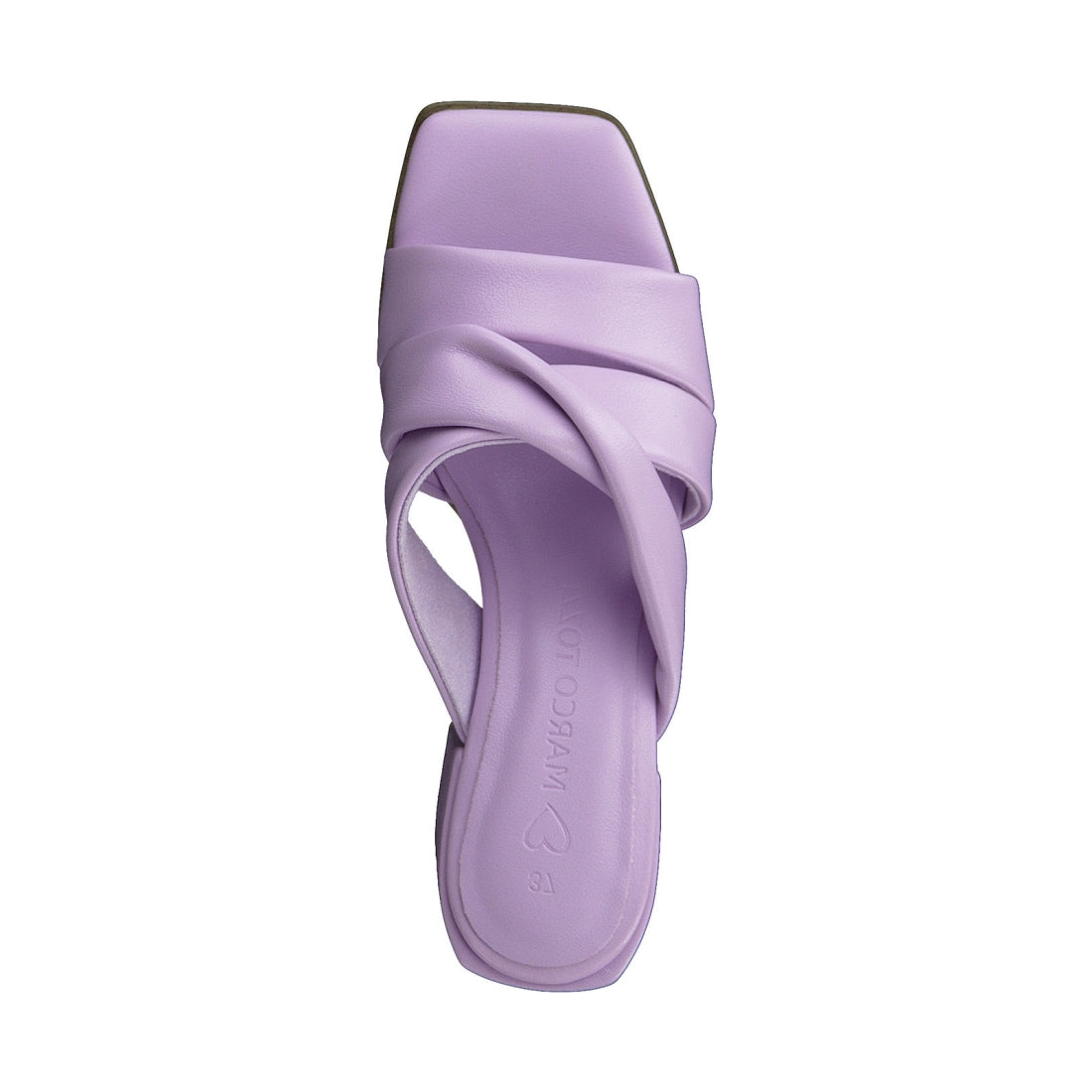 Marco Tozzi womens purple elegant open mules | Vilbury London