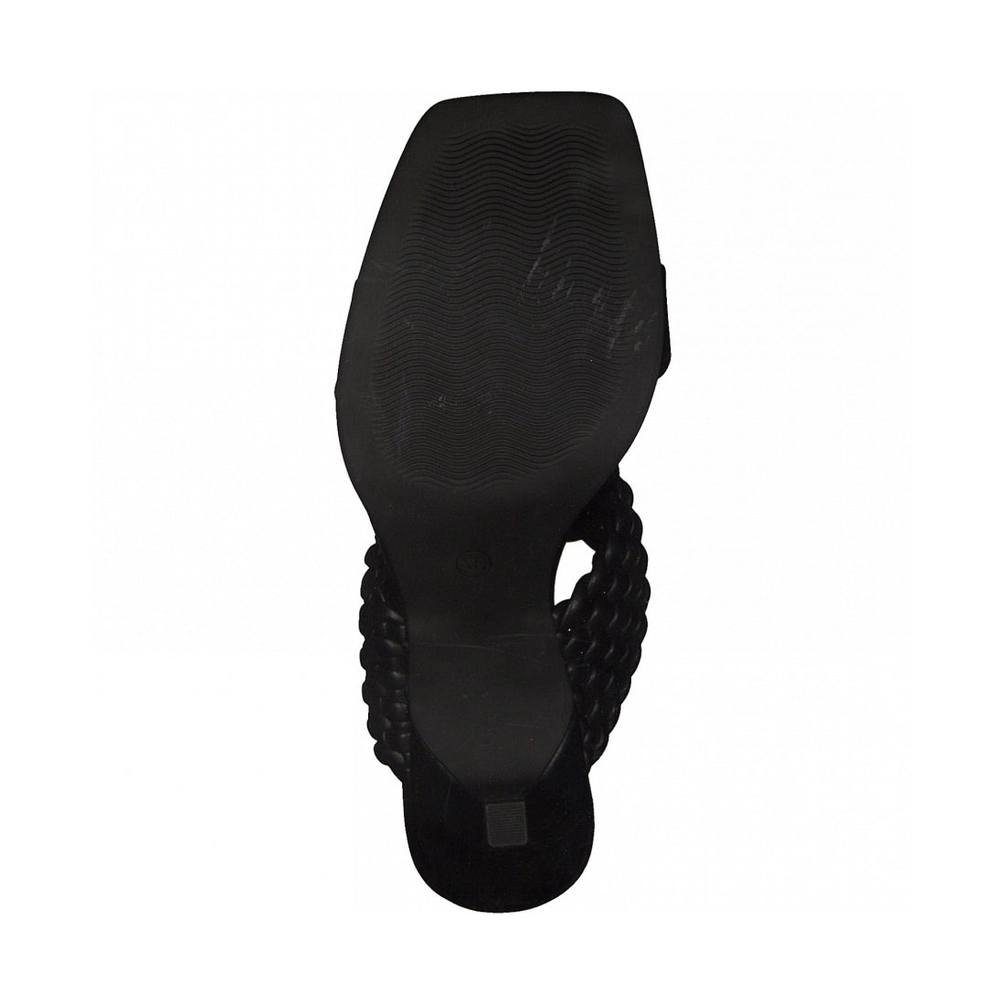 Marco Tozzi Womens black elegant open sandals | Vilbury London