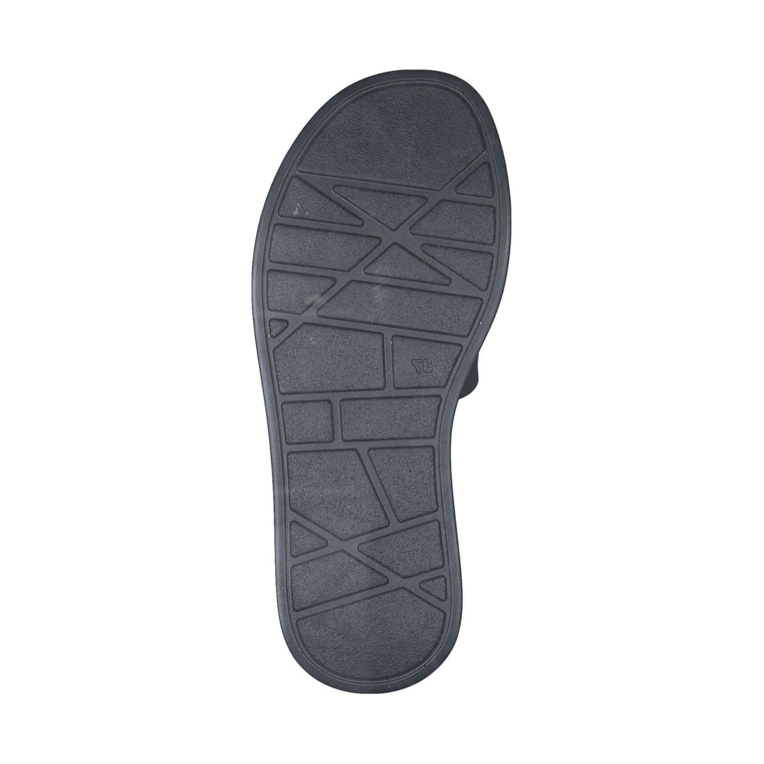 Tamaris womens black casual open slippers | Vilbury London