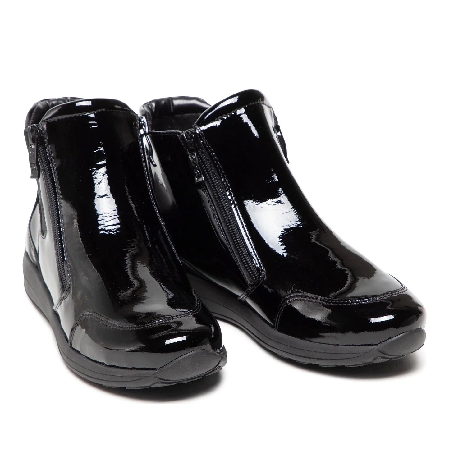 Merano Women's Black Wedge Ankle Boots