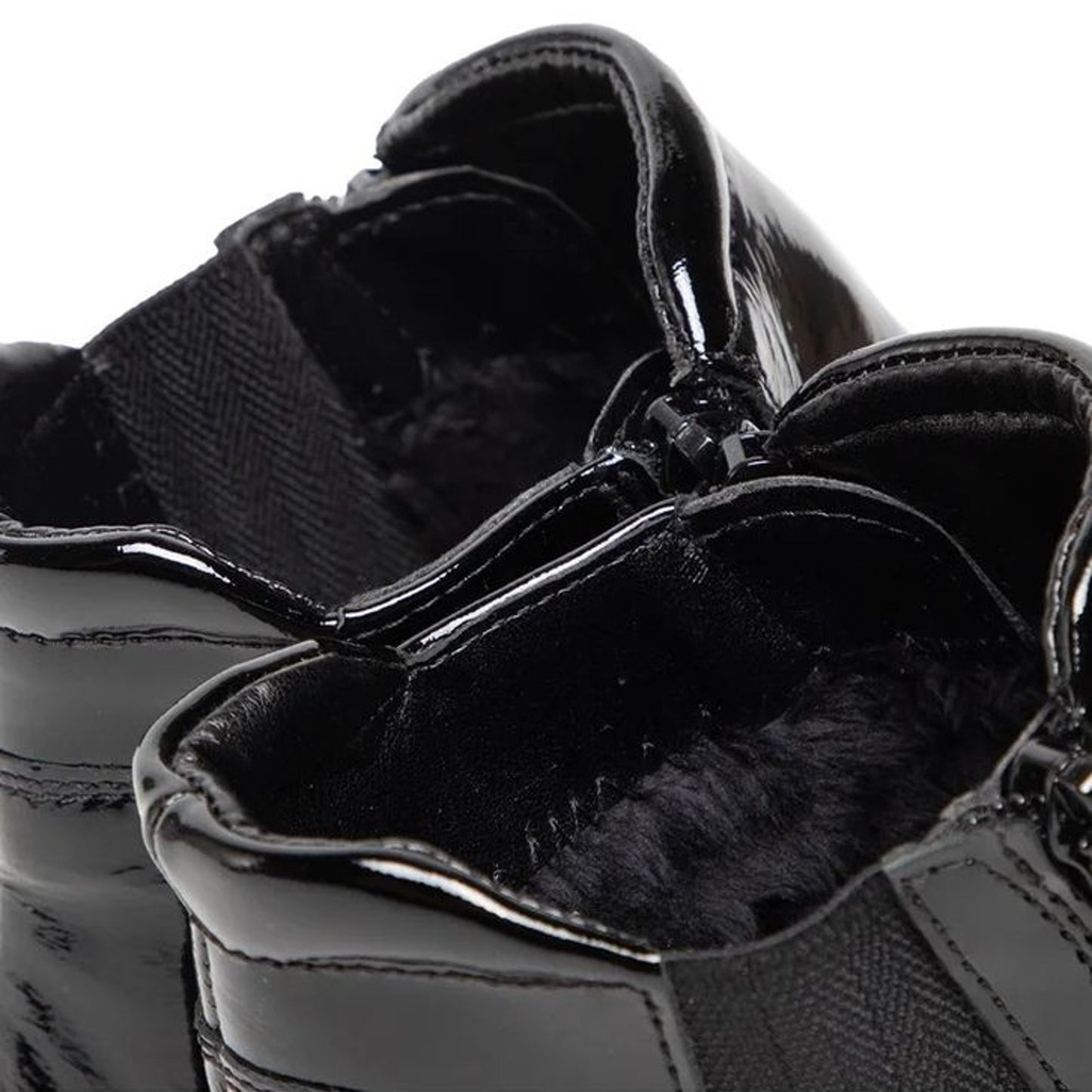 Merano Women's Black Wedge Ankle Boots