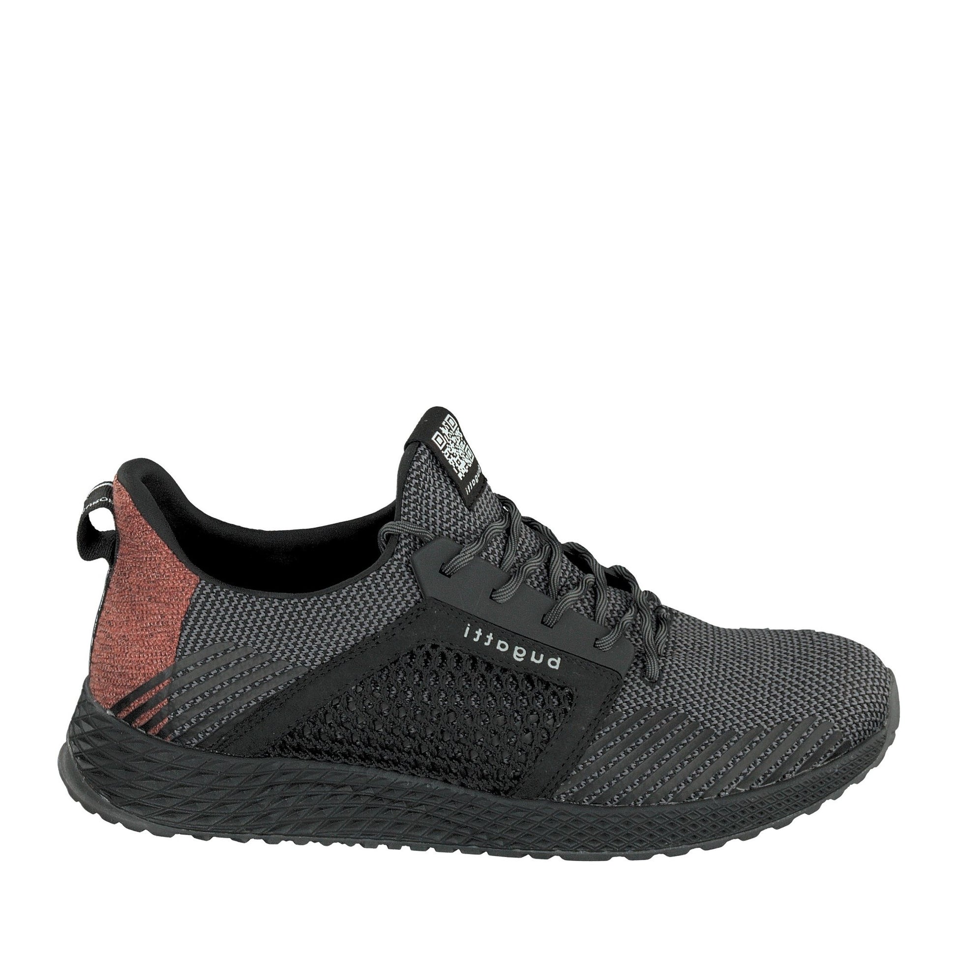 Java II Men's Black Wedge Fashion Sneakers