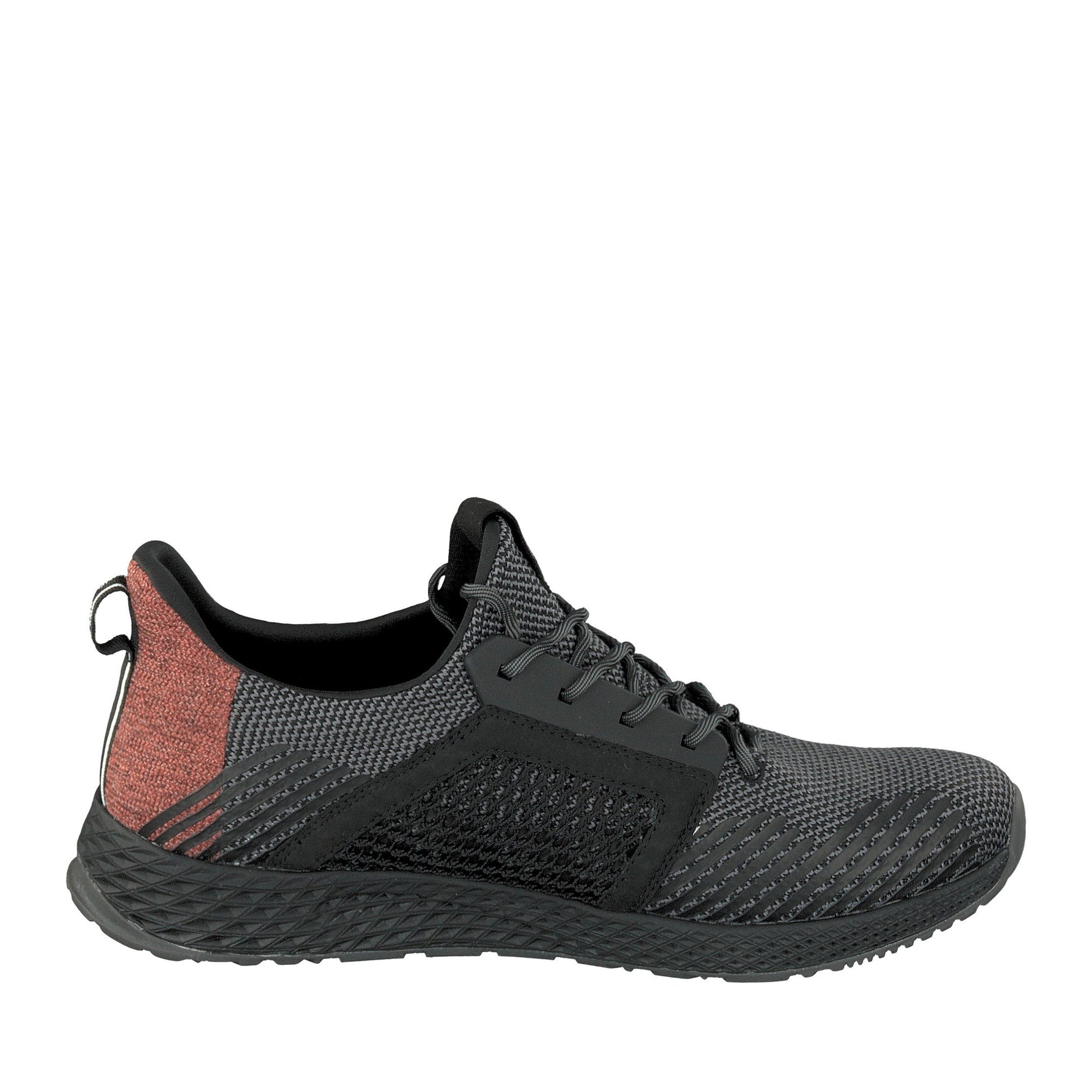 Java II Men's Black Wedge Fashion Sneakers