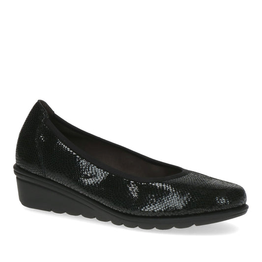 Women's Black Wedge Ballet Flats