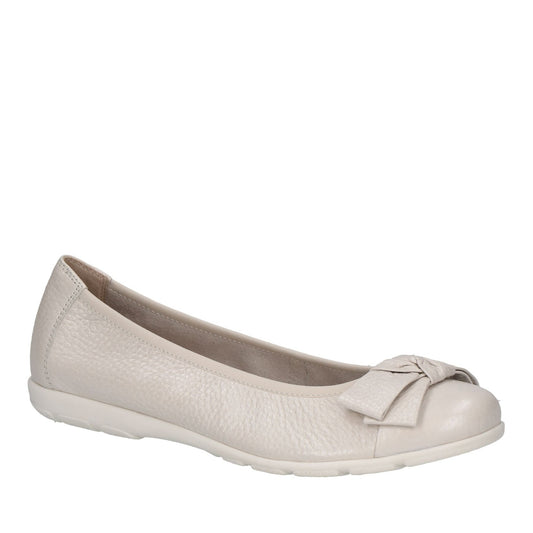 Women's Beige Wedge Ballet Flats