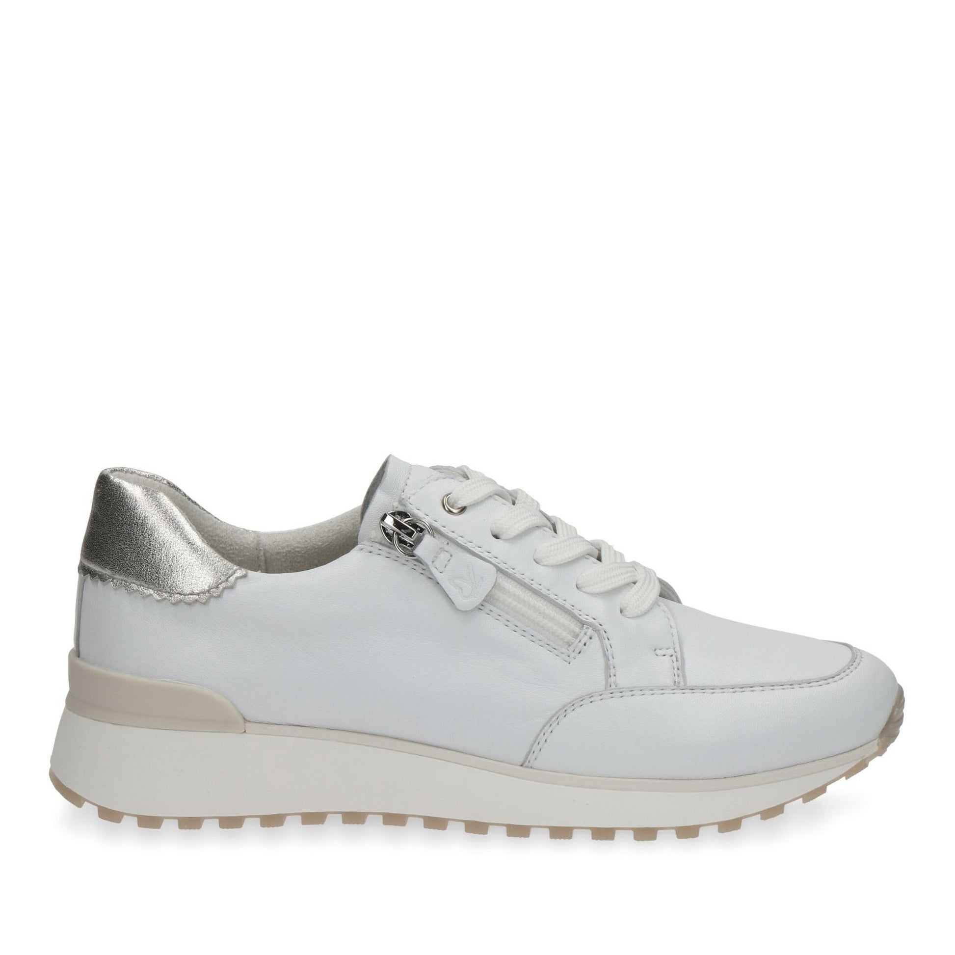 Women's White Wedge Athletic Sneakers