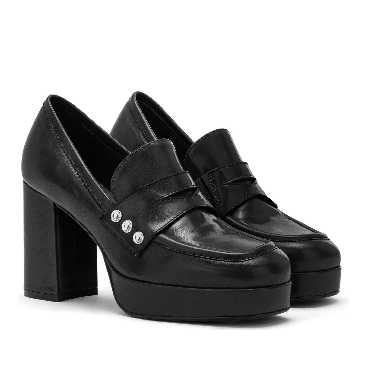 Charlie Women's Black Loafers