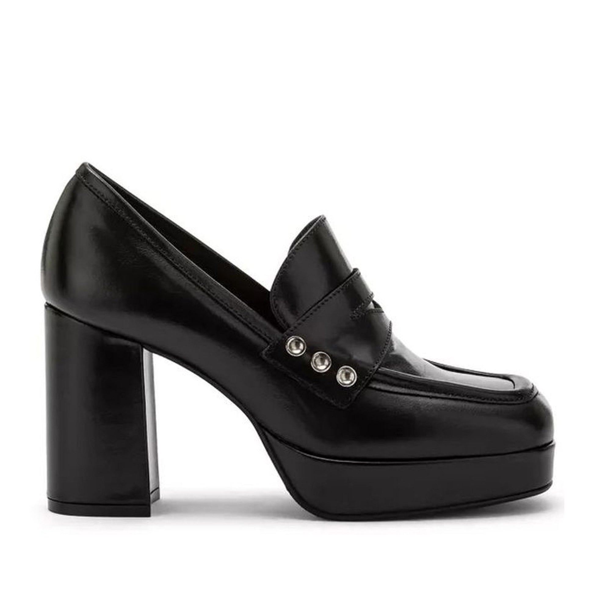 Charlie Women's Black Loafers