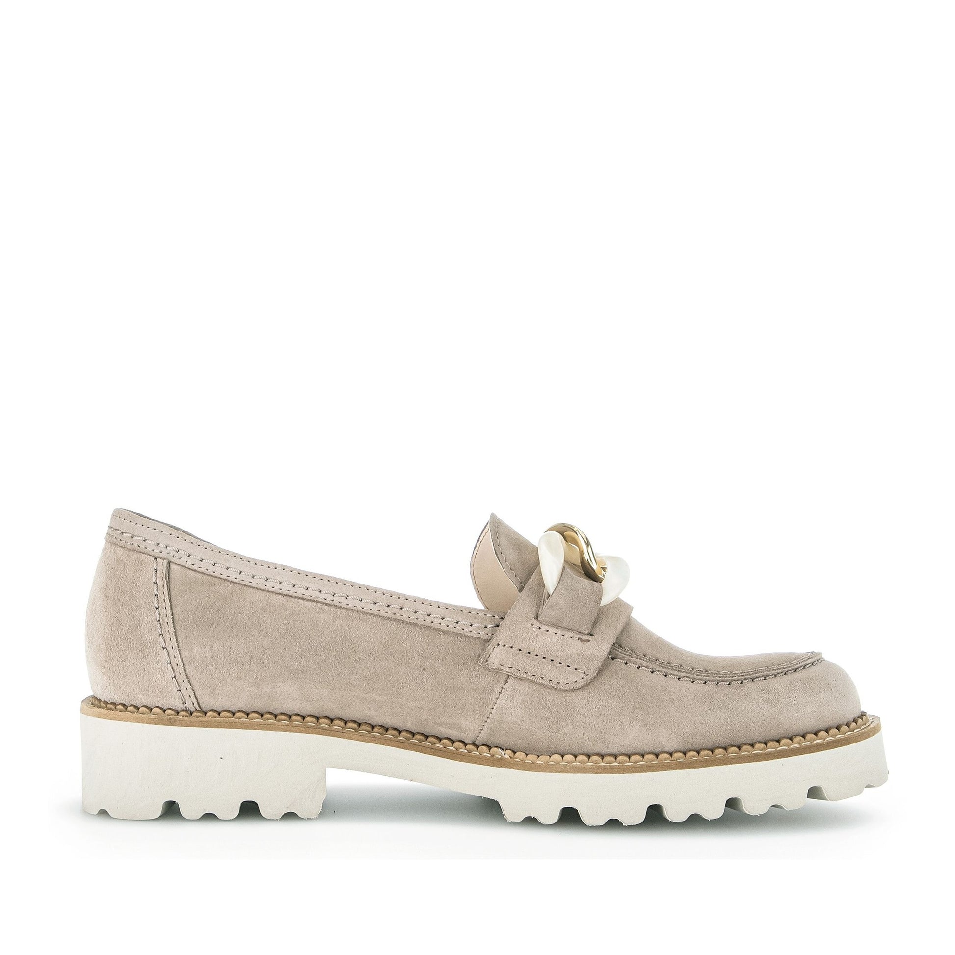 Women's Beige Loafers