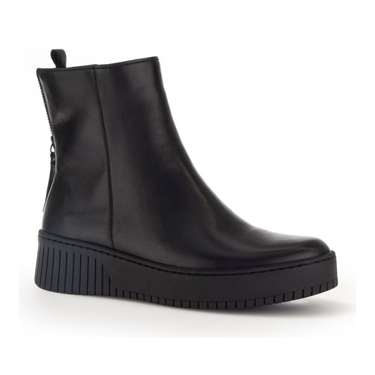 Women's Black Wedge Ankle Boots