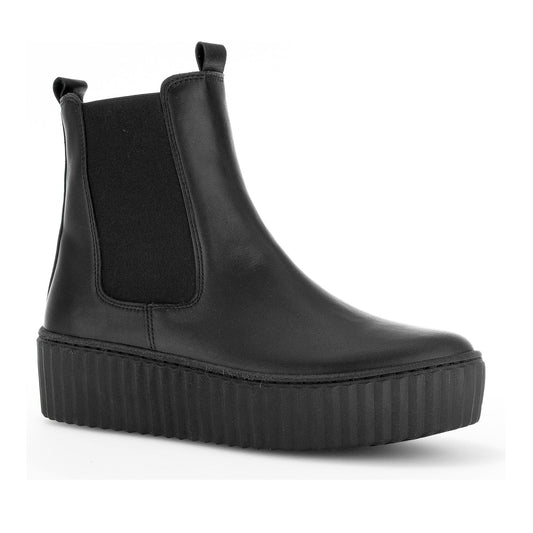 Women's Black Wedge Ankle Boots