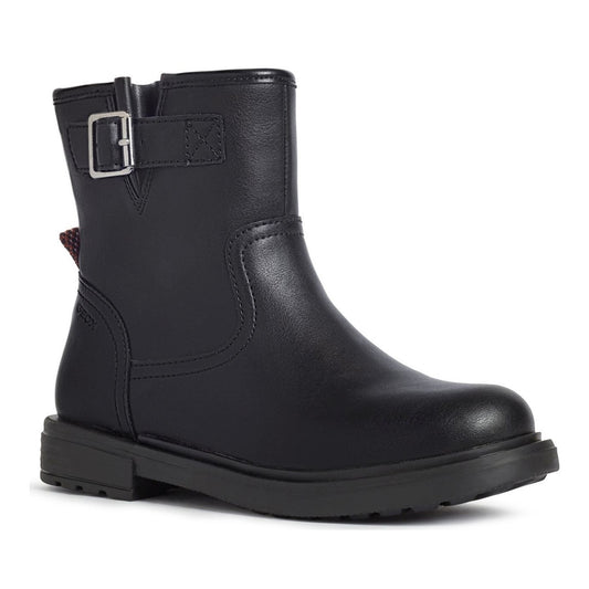 Éclair Girls' Black Ankle Boots