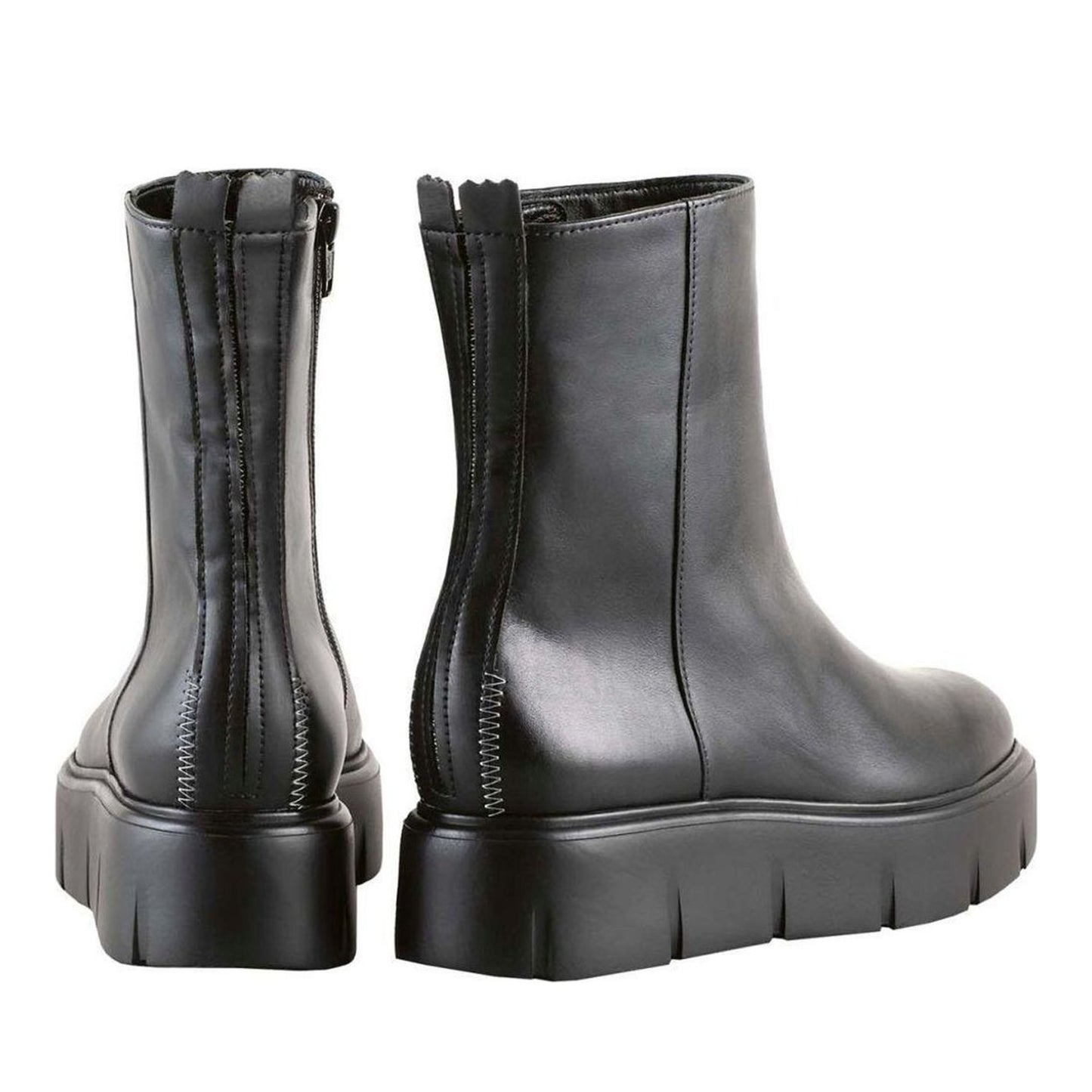Buster Women's Black Wedge Ankle Boots