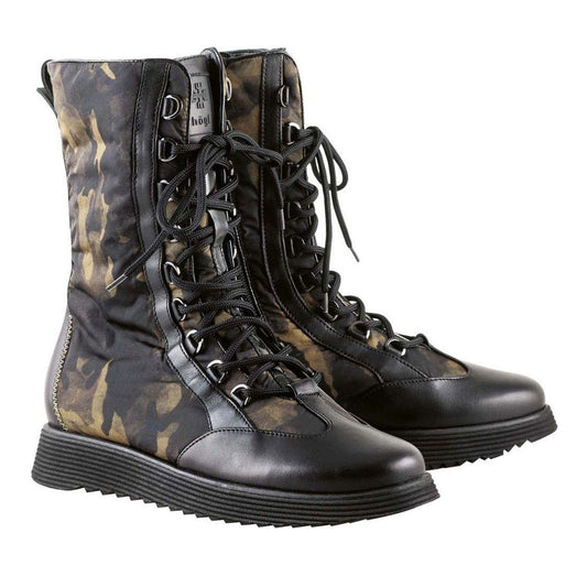 Women's Black Wedge Ankle Boots