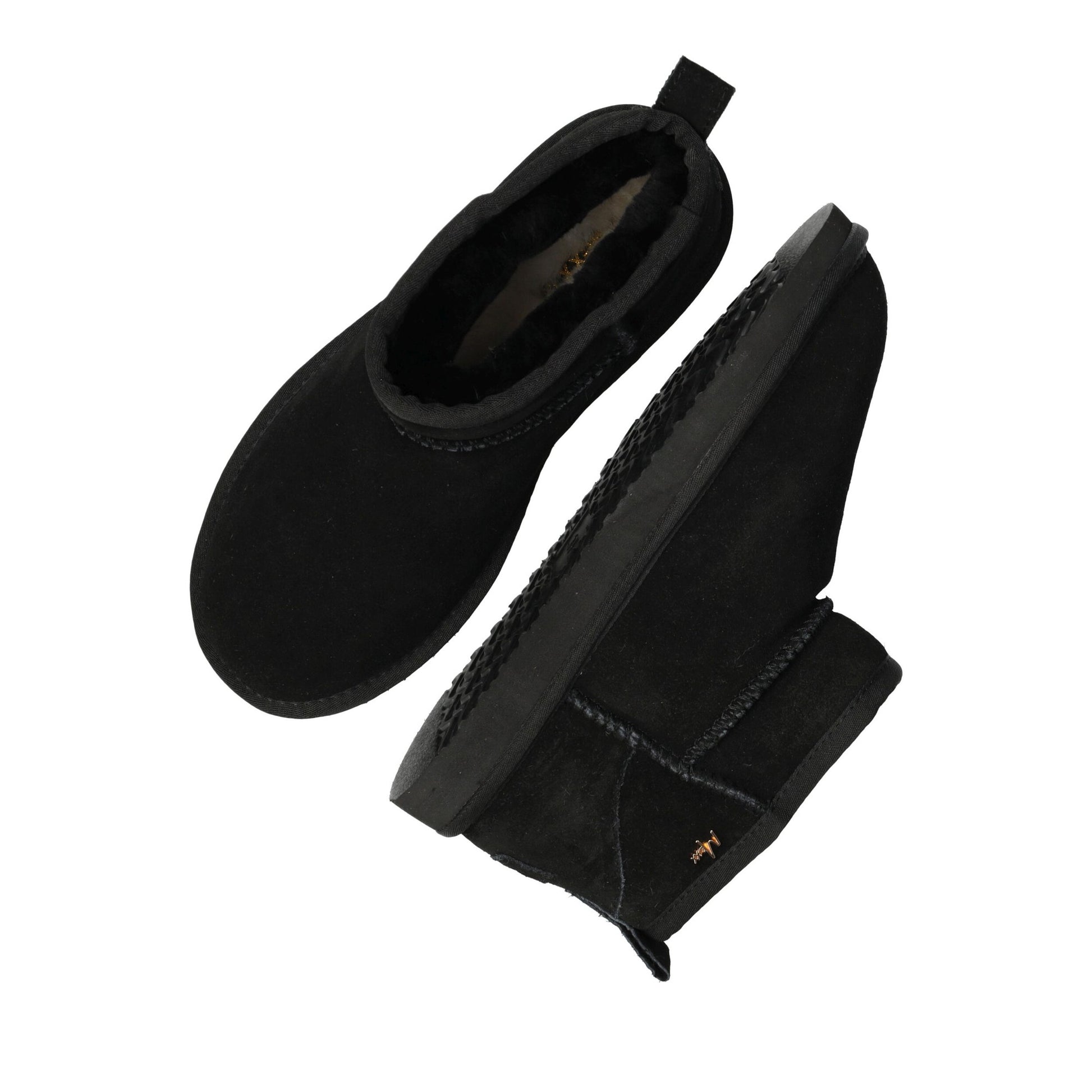 Kimo Women's Black Wedge Ankle Boots
