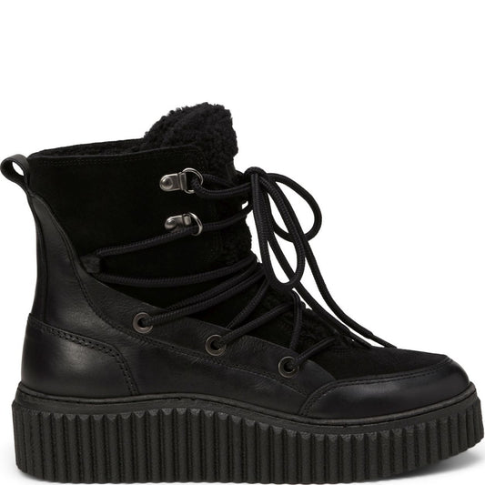 Mo.Bianca N33A Women's Black Ankle Boots