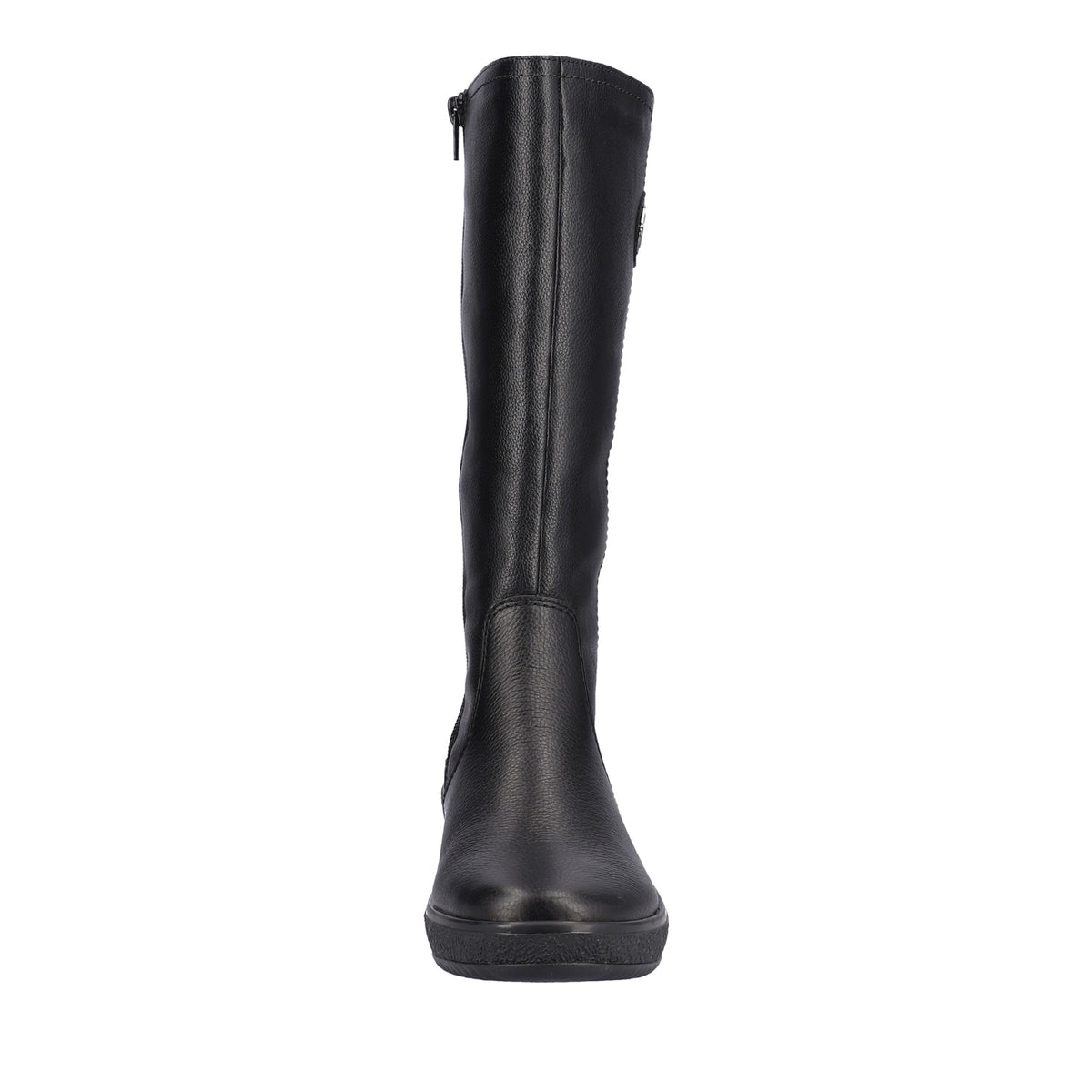 black casual closed ladies' boots