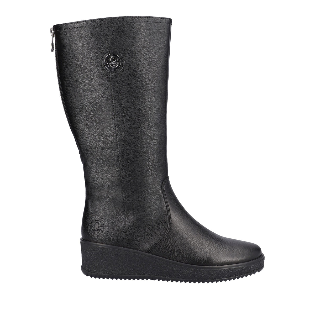 black casual closed ladies' boots