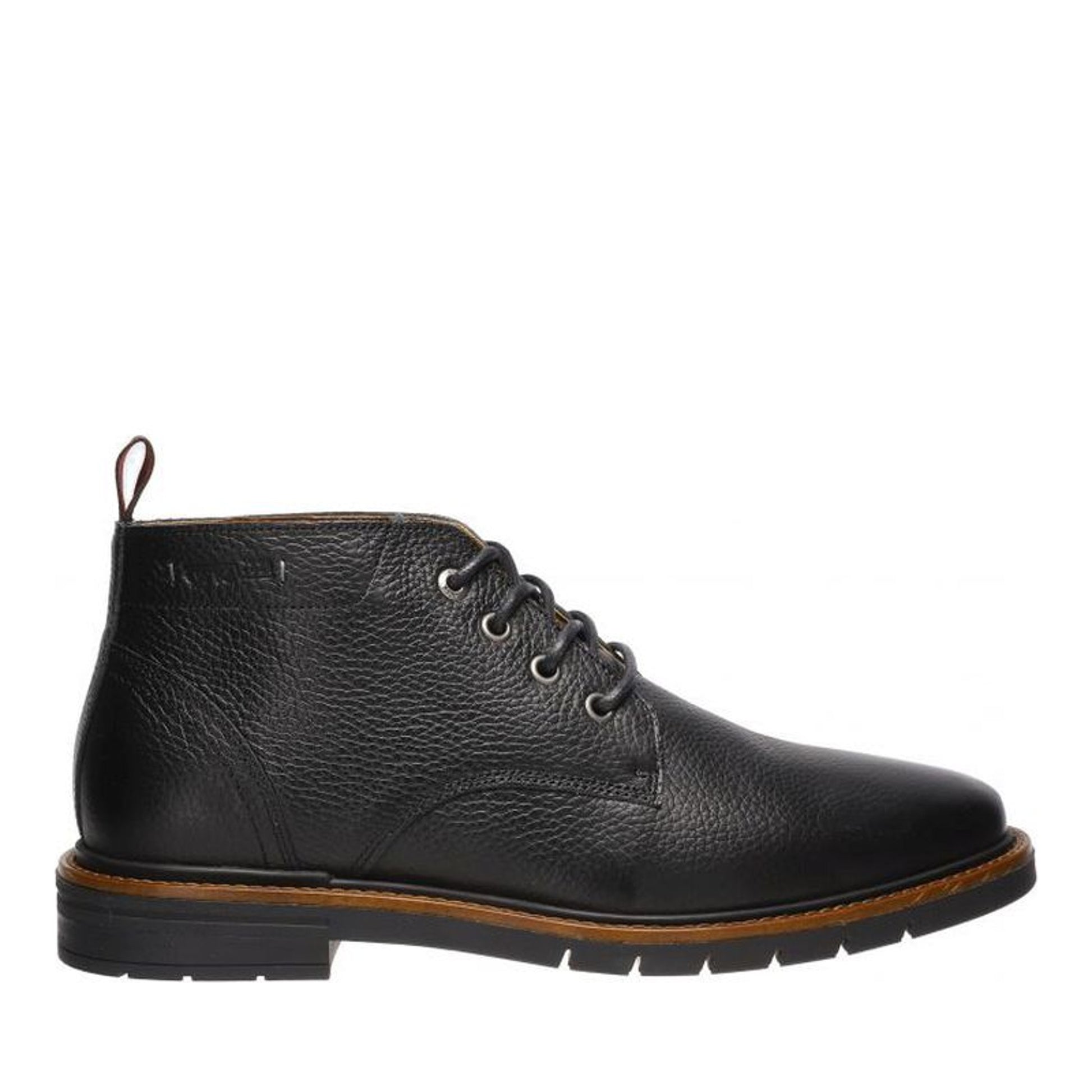 Nivus Men's Black Ankle Boots
