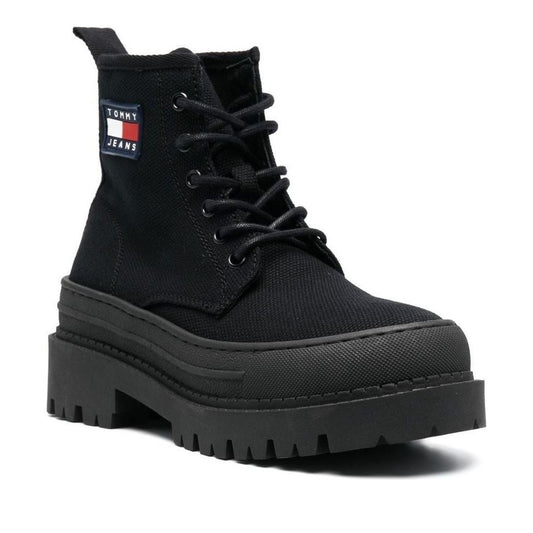 Foxing Women's Black Ankle Boots
