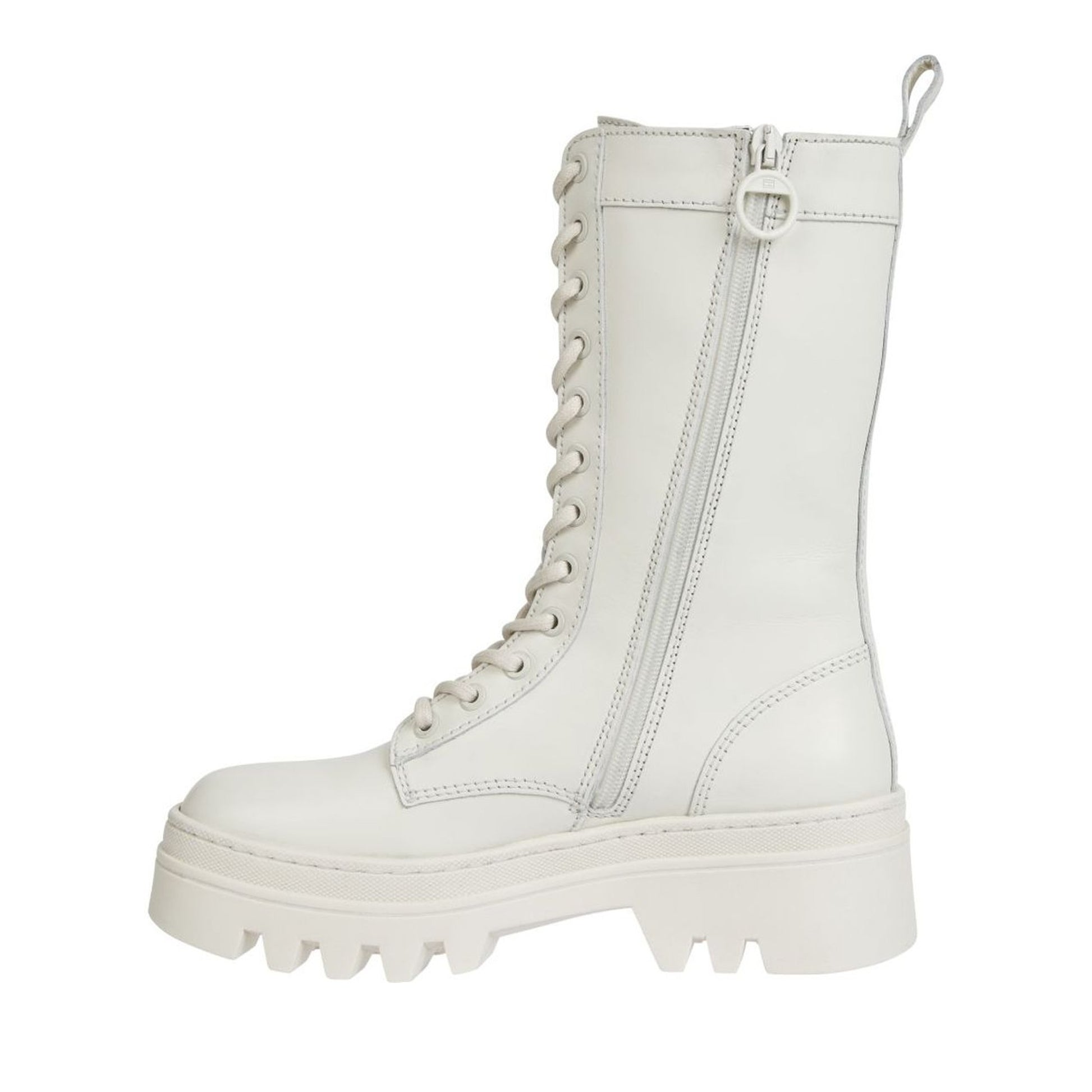 Twelve Women's White Ankle Boots