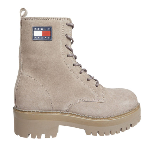 Women's Beige Urban Ankle Boots