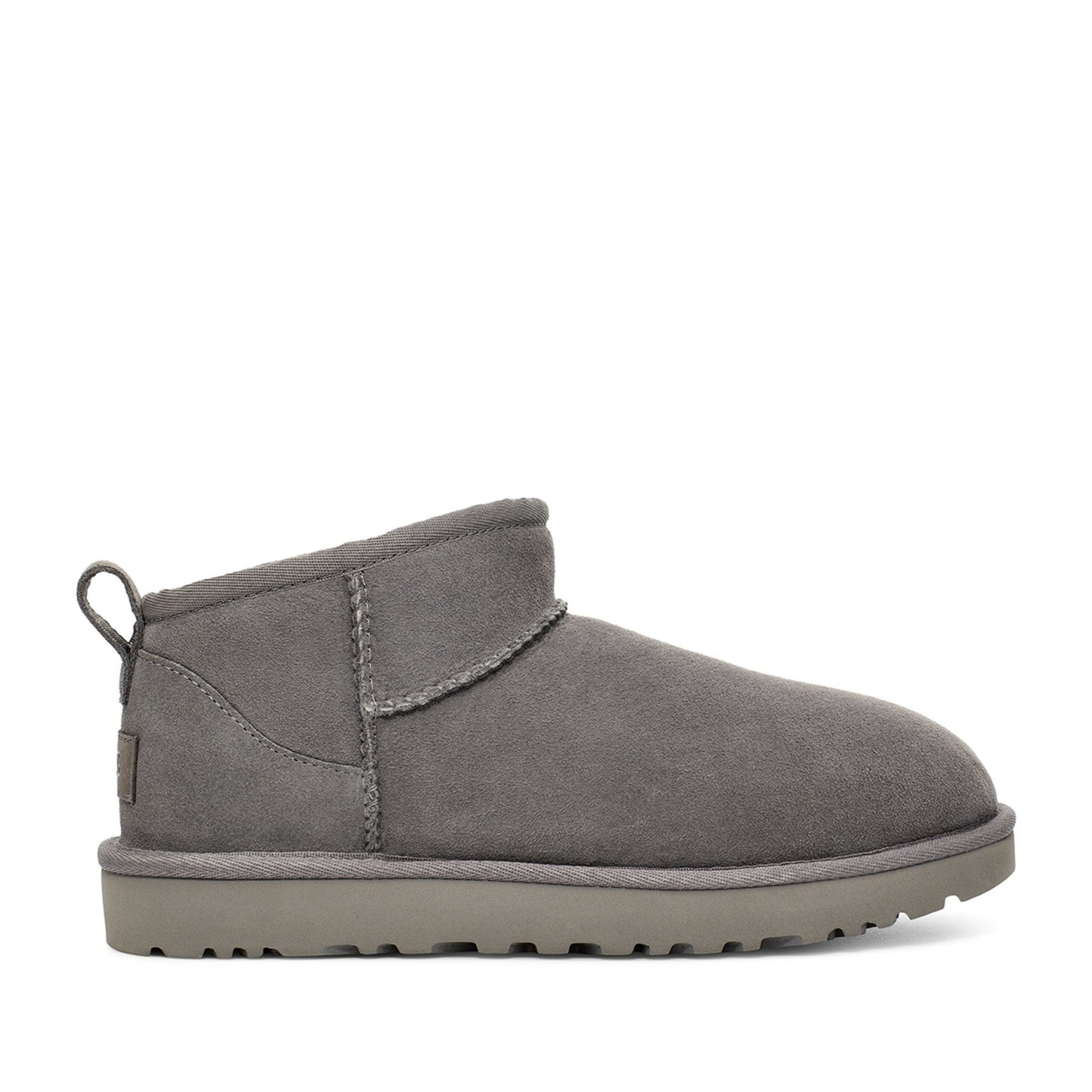 Classic Ultra Mini Women's Gray Ankle Boots