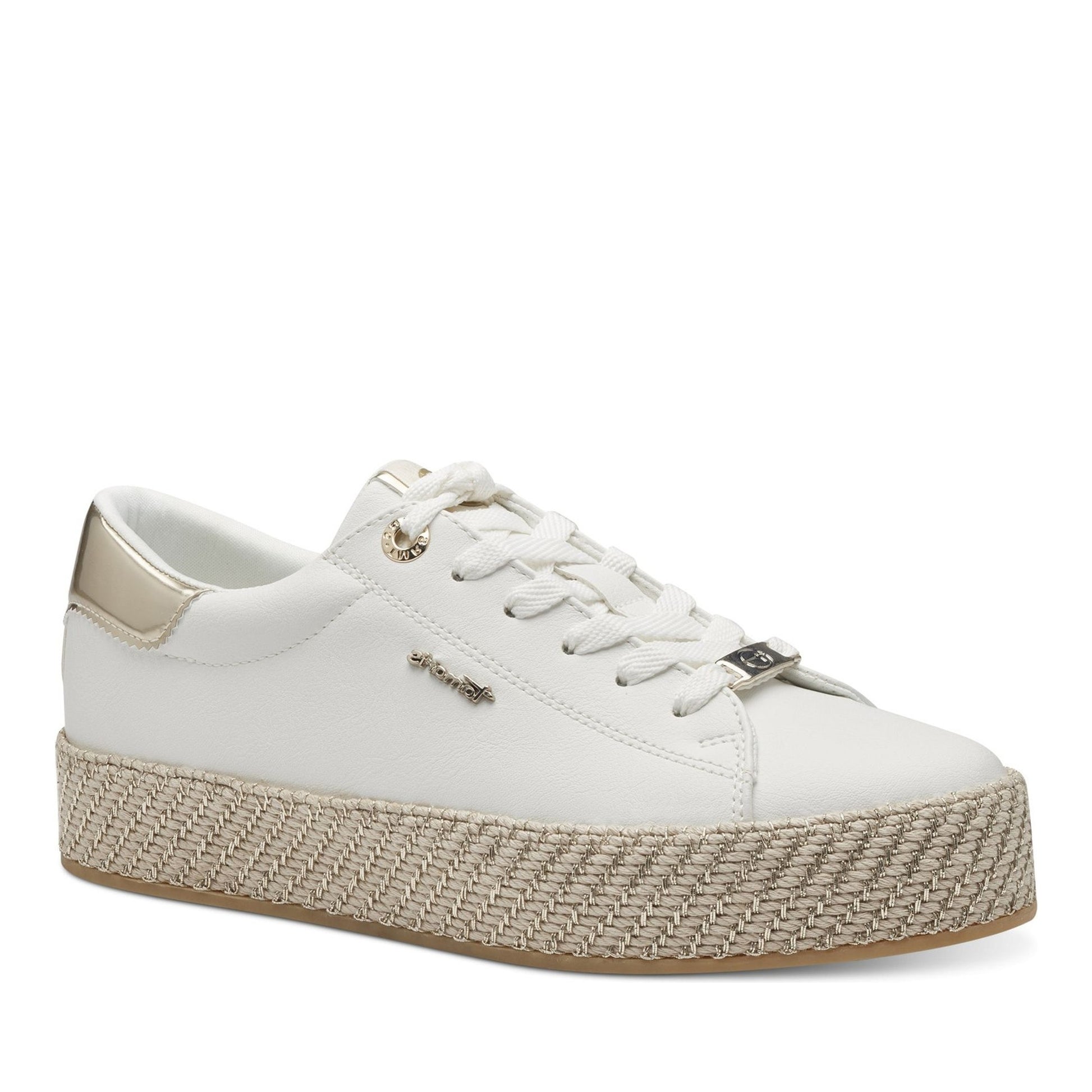 Women's White Fashion Sneakers