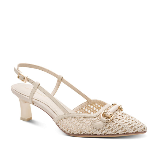Women's Beige Dress Pumps