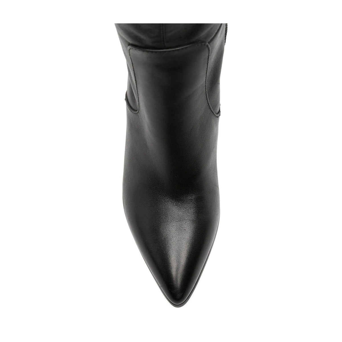 black casual closed boots