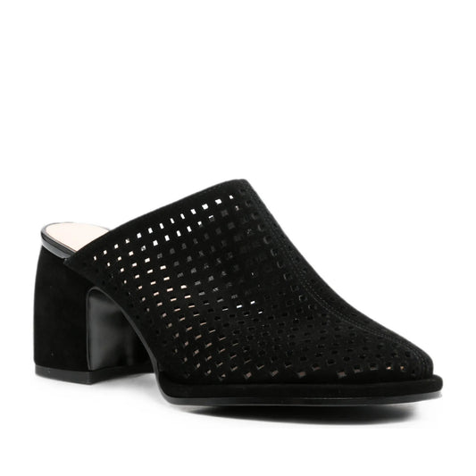 Women's Black Mule Slippers