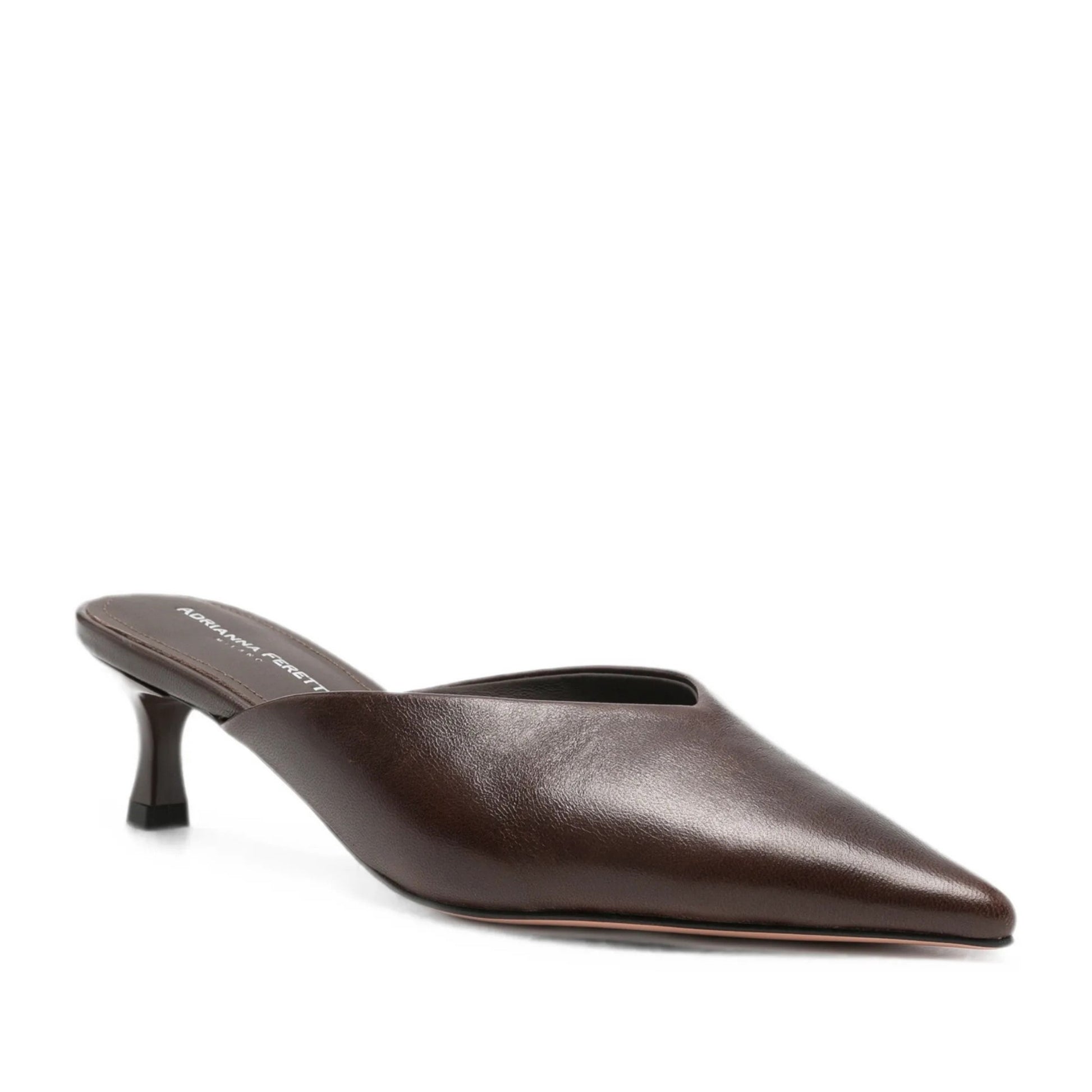Women's Brown Dress Open-Toe Slippers