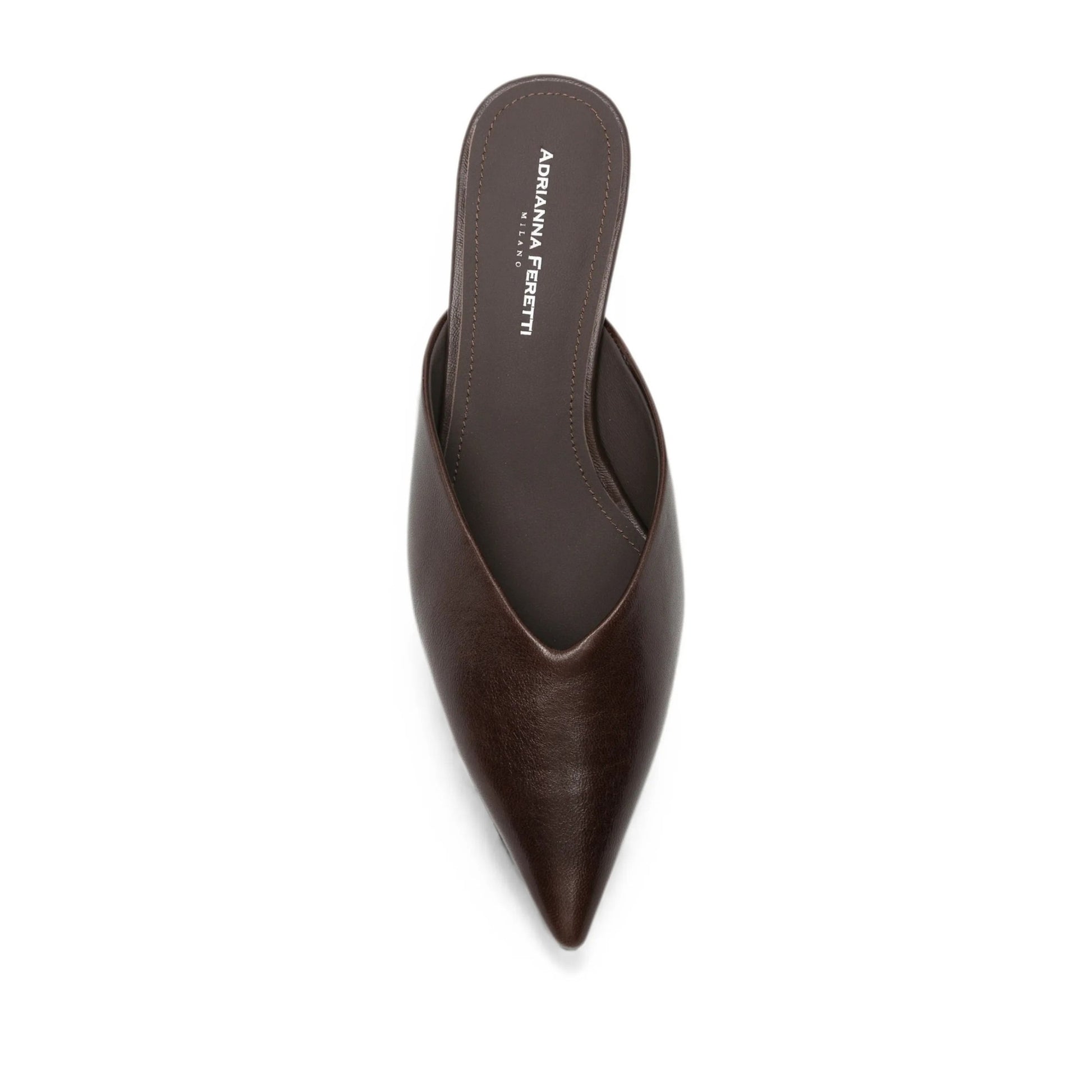 Women's Brown Dress Open-Toe Slippers