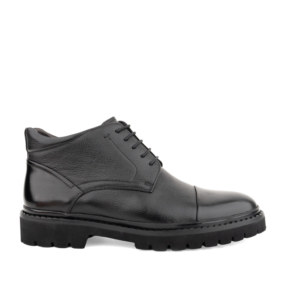 black elegant closed booties