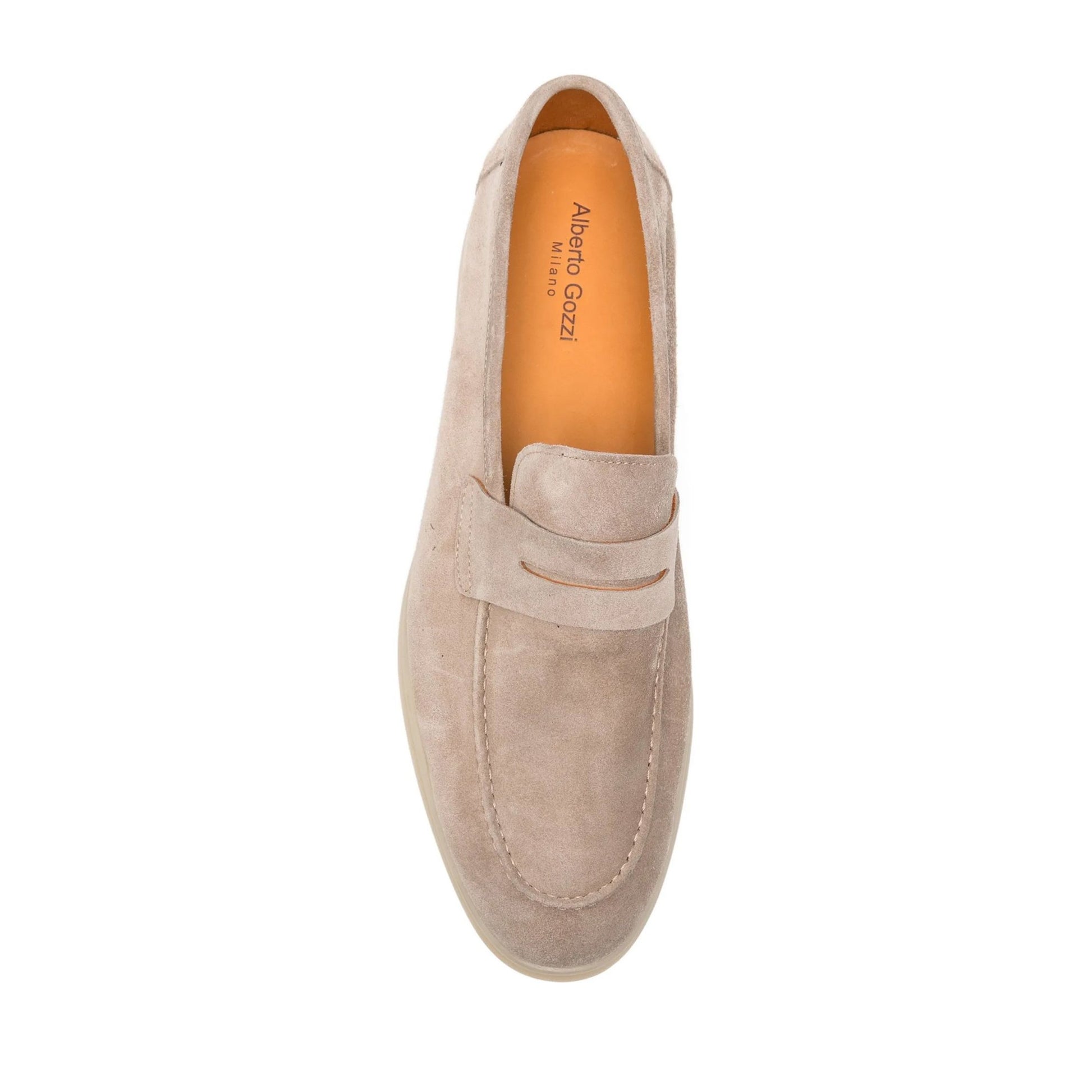 Men's Beige Dress Loafers