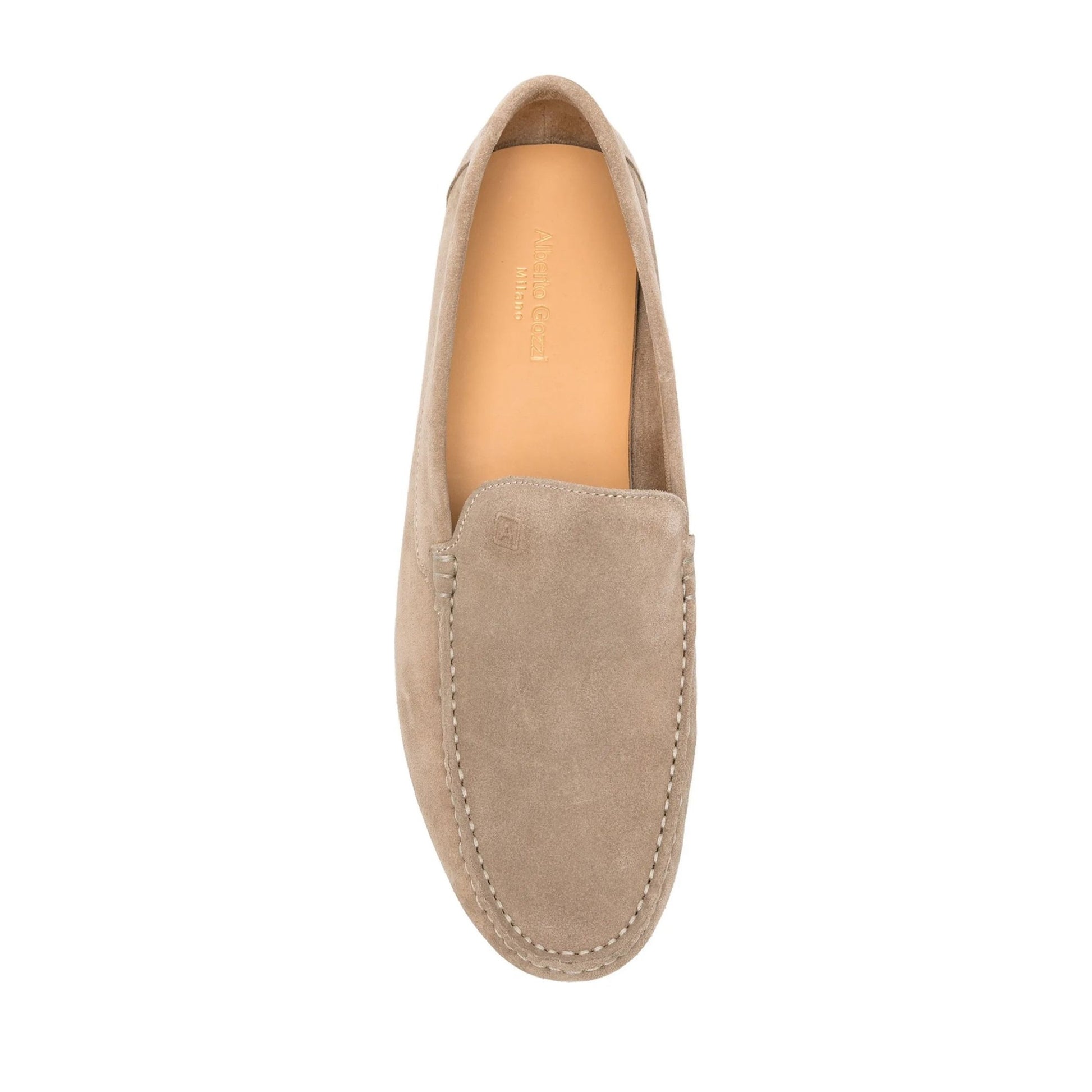 Men's Beige Dress Moccasins