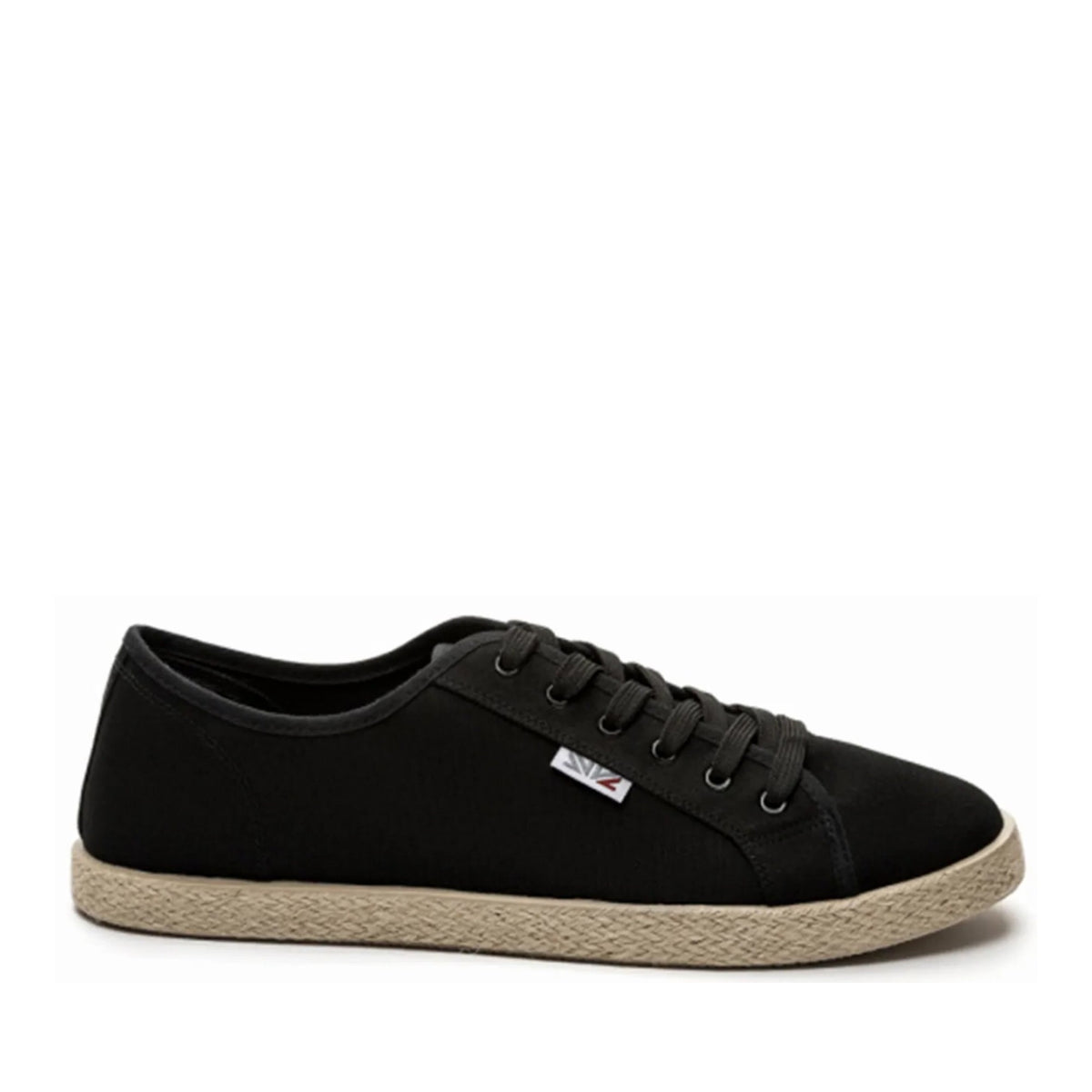 black casual closed sneakers