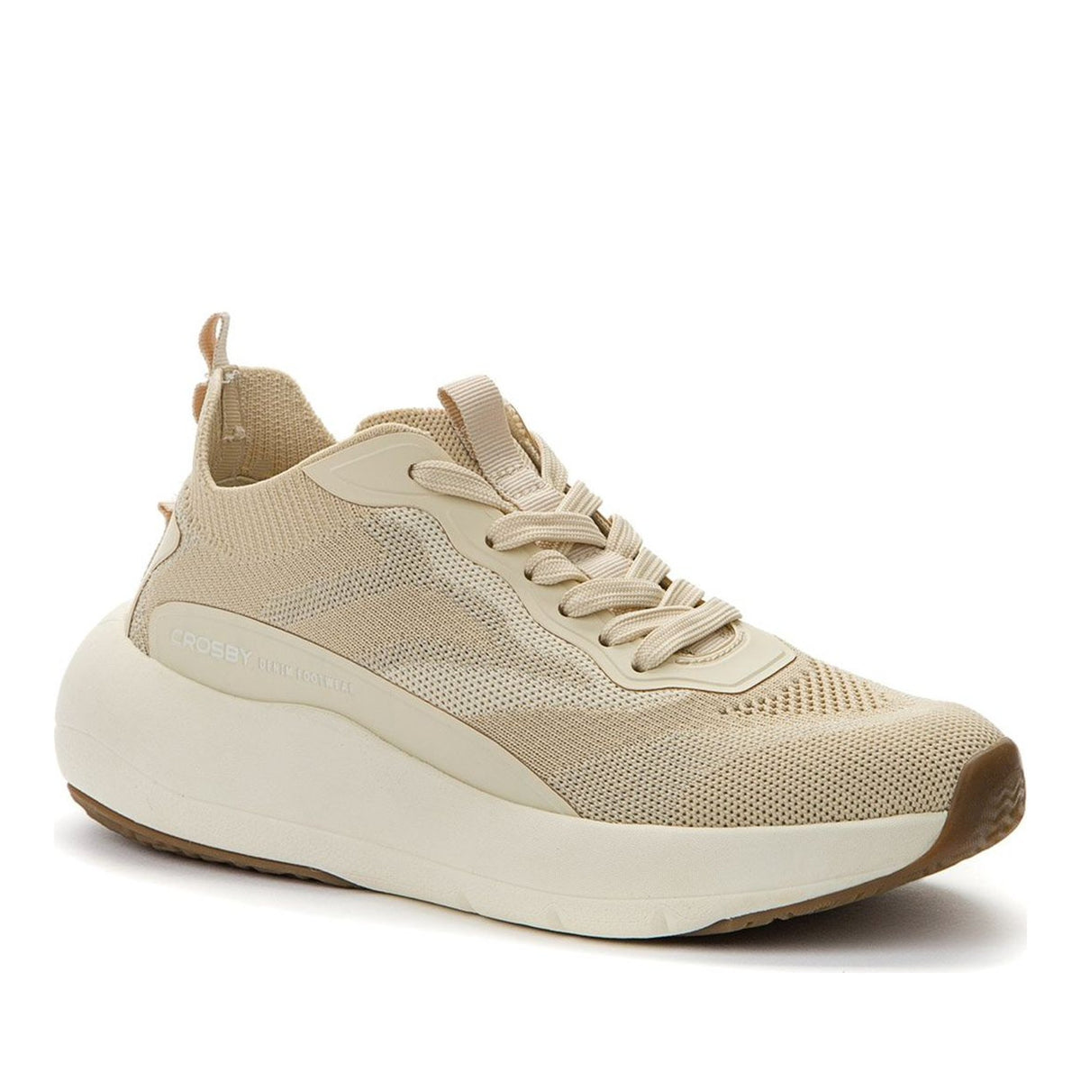beige casual closed sneakers